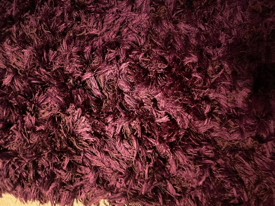 Tapete roxo - pelo longo