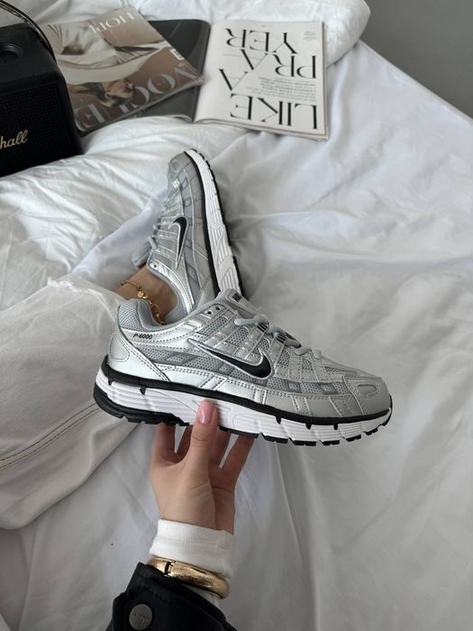 Кросівки Кроссовки Nike P-6000 Silver White Кросовки демісезон
