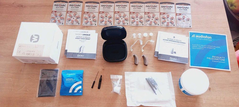 Zestaw aparat słuchowy zauszny Widex Unique U-FA 50, BTE ref. 1631
