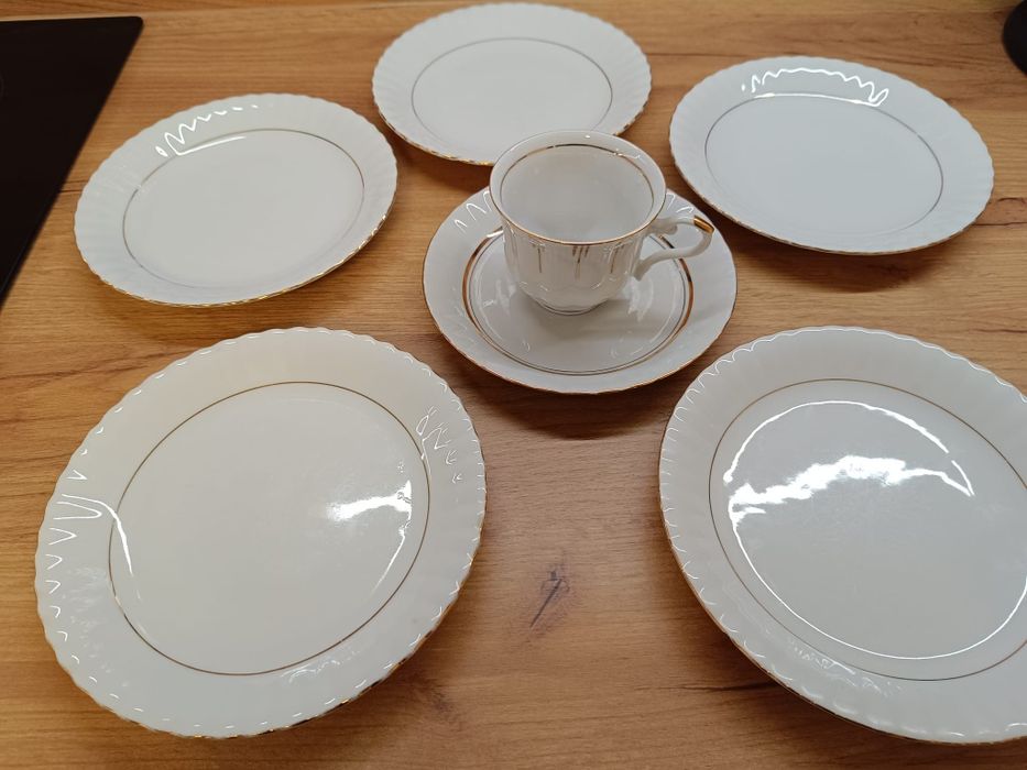 Chociaż porcelana talerze filiżanka s