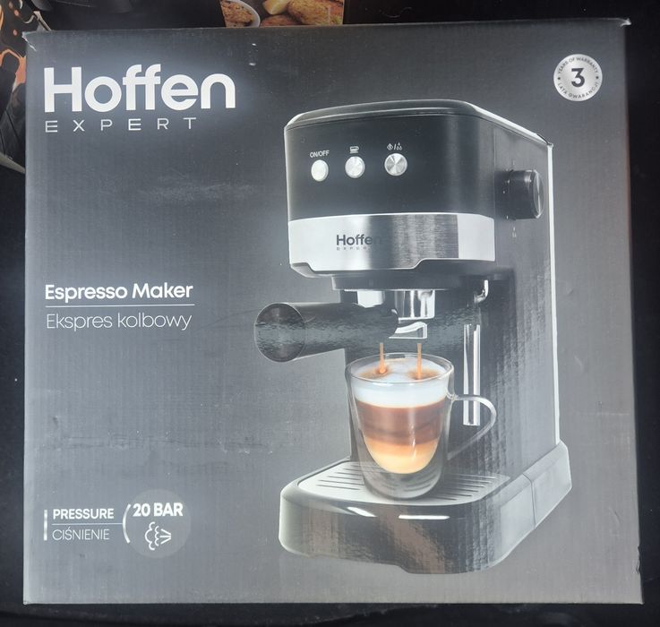 Ekspres kolbowy Hoffen Expert ze spieniaczem
