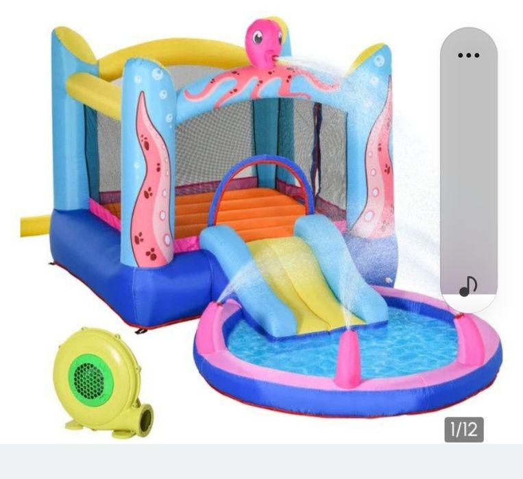 Insuflável com/sem água + trampolim