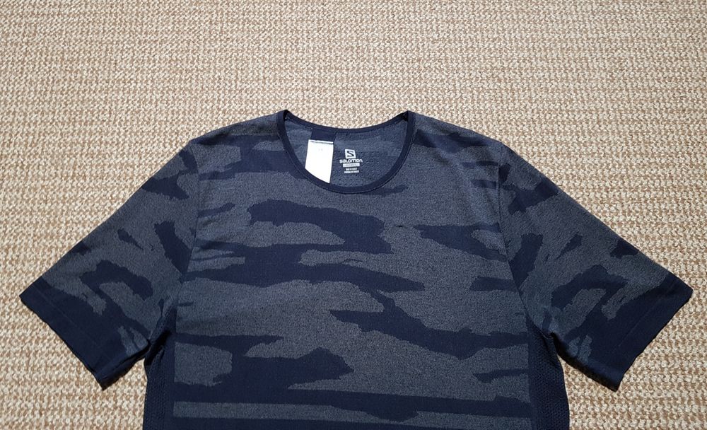 Salomon XA Camo футболка для бігу спорту термофутболка оригінал L