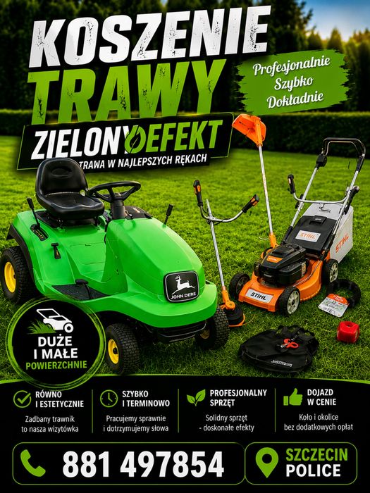 Koszenie Trawy, Wykaszanie Nieużytków i Pielęgnacja Terenów Zielonych