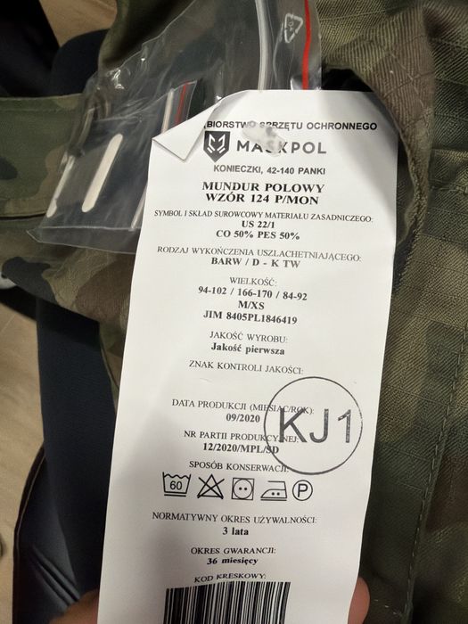 Nowy Mundur Polowy 124/MON