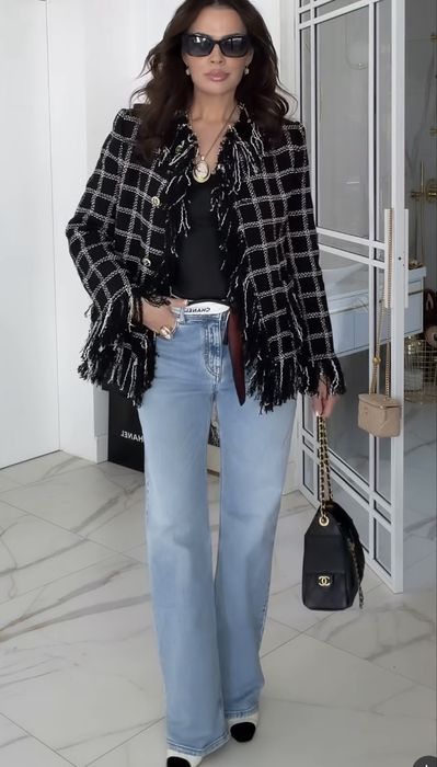 Твідовий піджак блейзер Zara  в стилі Chanel