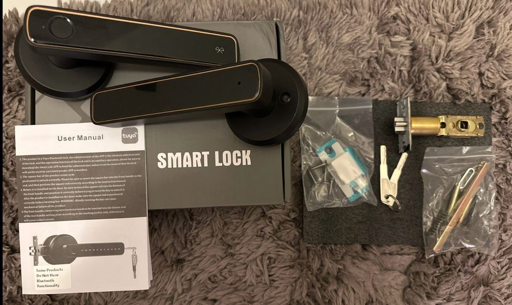 Zamek elektroniczny "SMART LOCK" klamka na kod/odcisk palca/PIN