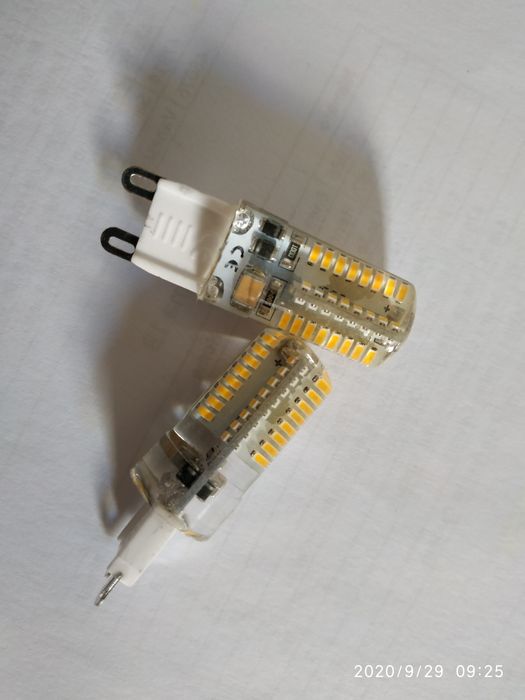 Conjunto Lâmpada LED G9 2700k a 3000k novas 5 watts