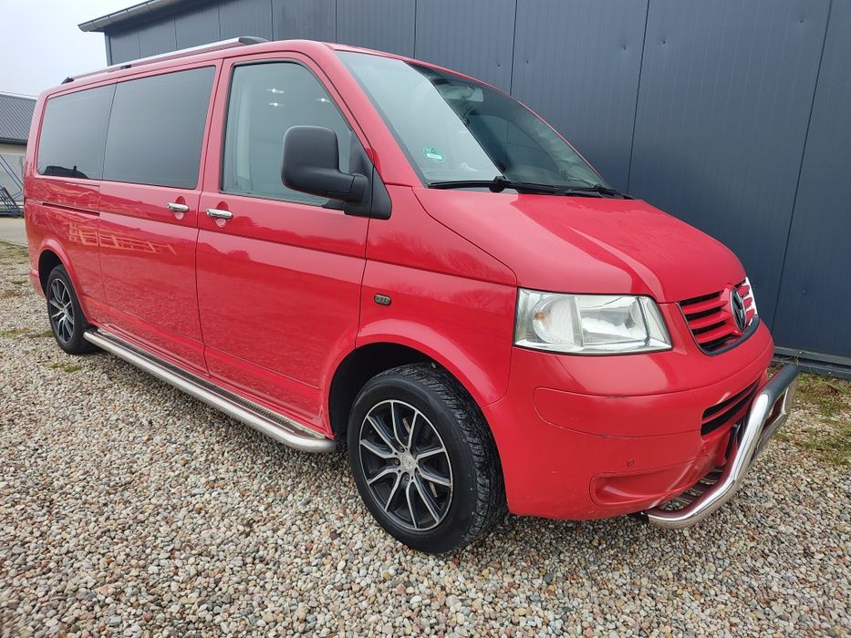 Volkswagen Transporter Caravele long 9 osób 1.9 TDI 105KM hak camper