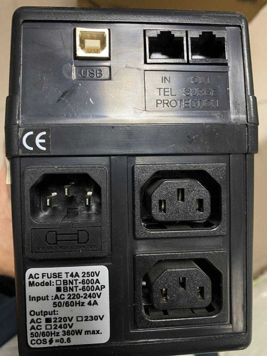 ДБЖ Powercom BNT-600AP (600VA / 360W)