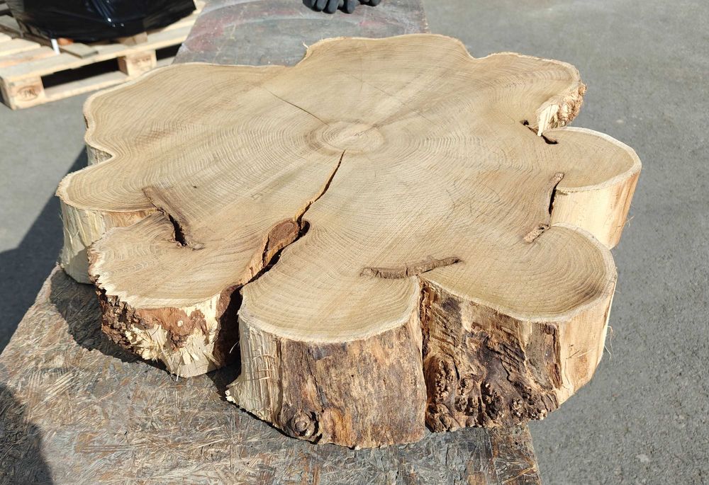 Plaster drewna akacja stolik kawowy live edge