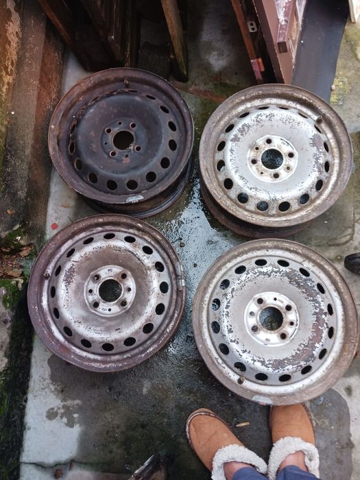 Four Fiat Doblo Van Steel Rims