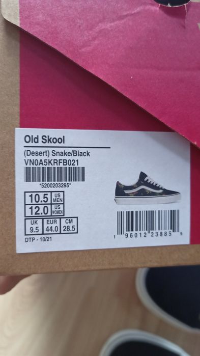 Vans Old Skool desert snack/black buty 44 28,5 cm