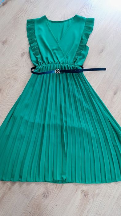 Sukienka  wizytowa zielona