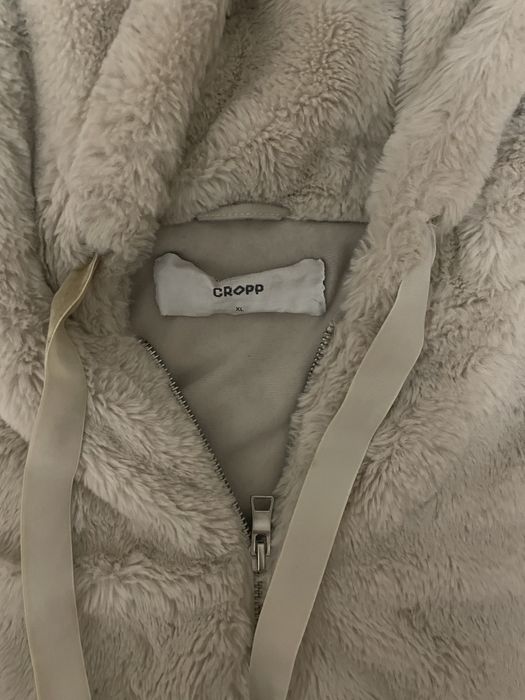 тепла та мʼякенька шубка з капішоном, розмір XL