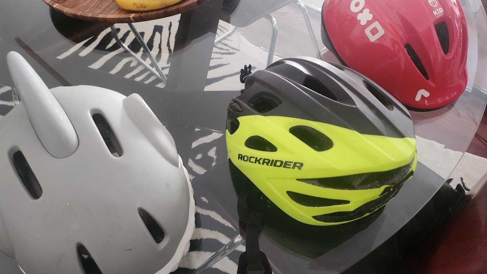 Conjunto de 3 capacetes bicicleta