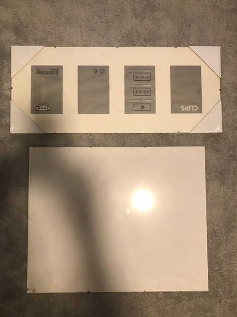 Molduras ikea - vidro á frente
