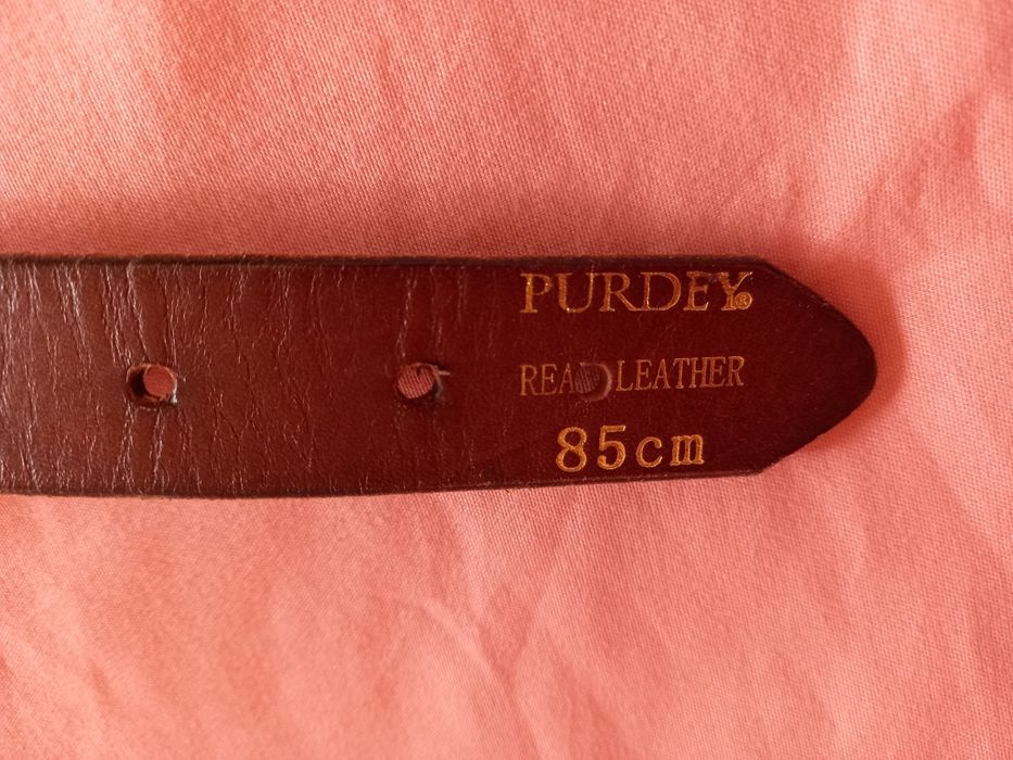 Ремінь шкіряний плетений