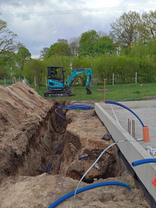 Przyłącza wod.kan., Szamba,Oczyszczalnie, Roboty Ziemne, Minikoparka
