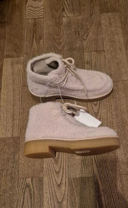 Botki H&M kremowe nowe