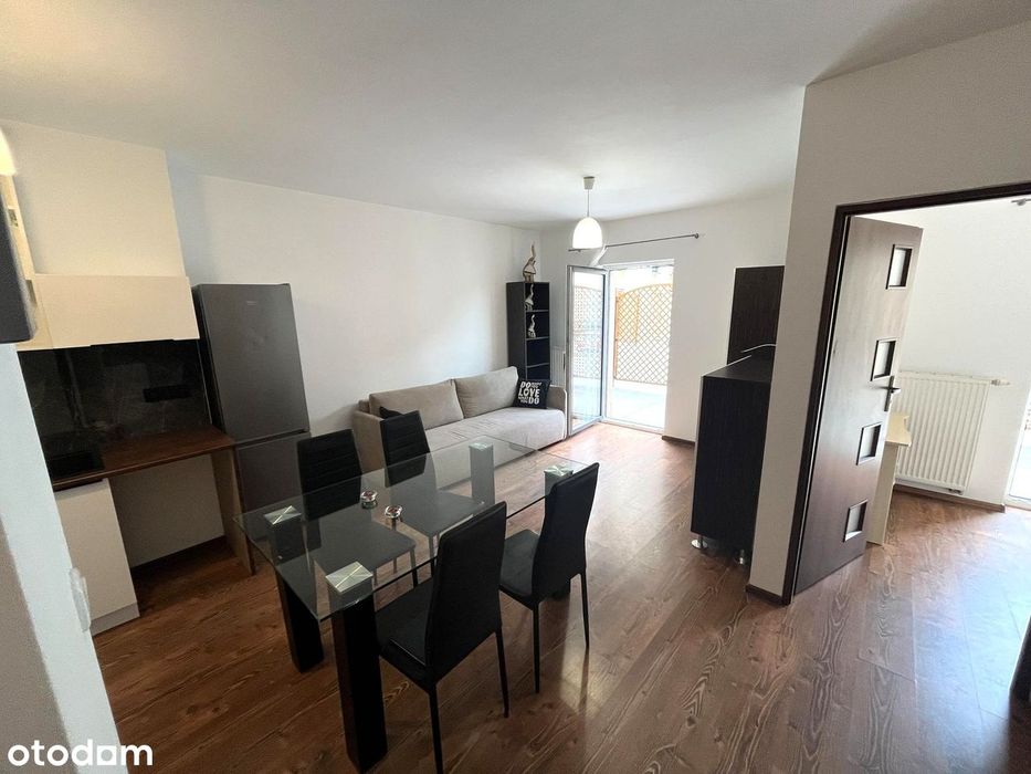 Komfortowe 2–Pok, Apartamentowiec/Parter/Taras, Leszno–Armii Krajowej