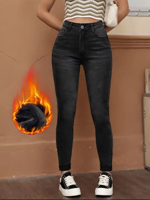 Утеплені жіночі джинси