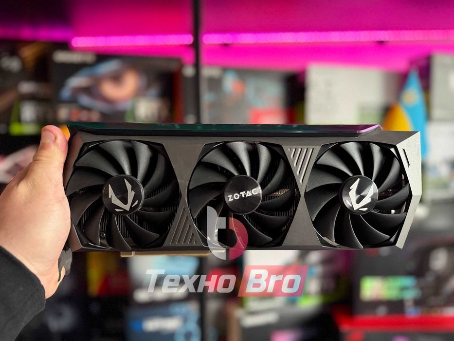 Гарантія! RTX 3090Ti 24GB Zotac AMP Extreme Holo Ігрова відеокарта пк ТехноБро