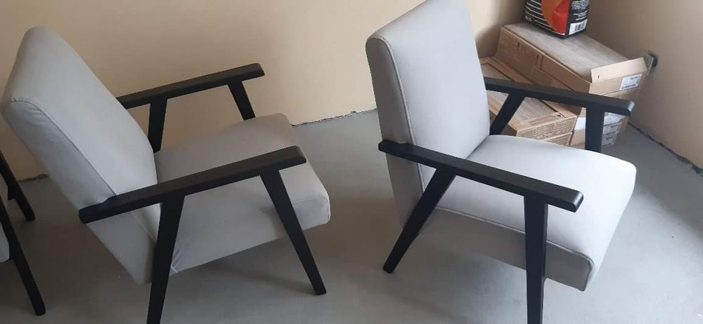 Fotel lisek PRL odnowiony