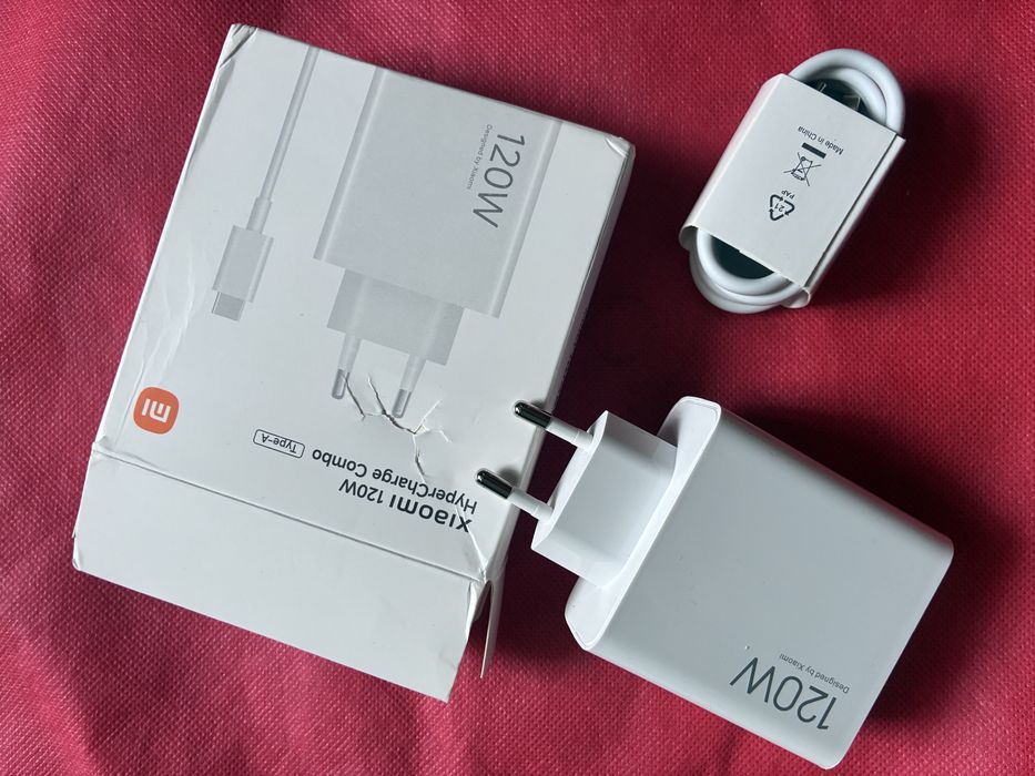 Оригінальна зарядка Xiaomi 120W та 90W HyperCharge з Turbo кабелем 6A (BHR9462EU)