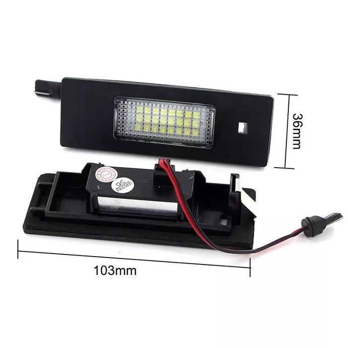 Luz matricula BMW - varios modelis - canbus