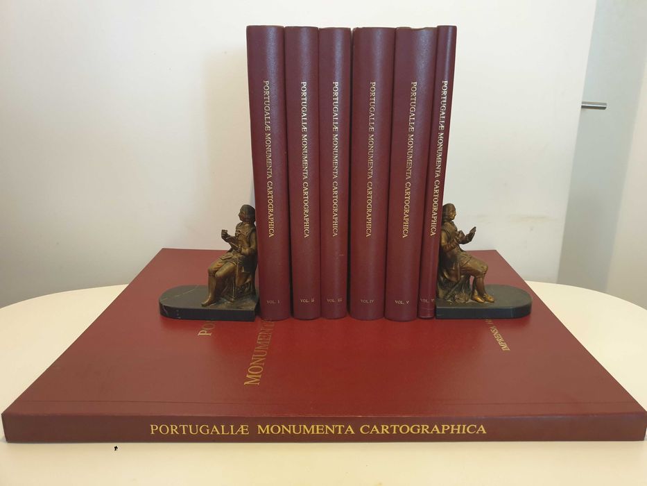 Monumenta Cartographica FAC-SIM 1987 6 Volumes + MAPAS Obra COMPLETA