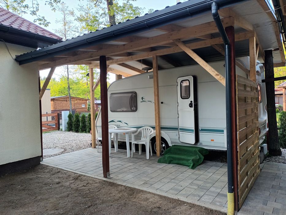 Przyczepa kempingowa w Przyjezierzu