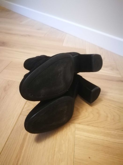 Hogl botki 37,5 zamszowe