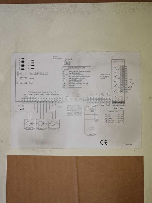 Centrala Sygnalizacji Pożaru (CSP) - 6 Linii