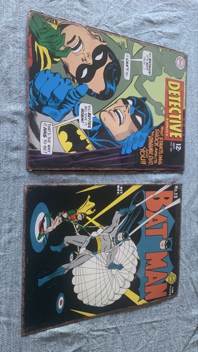 Posteres metalicos originais da DC