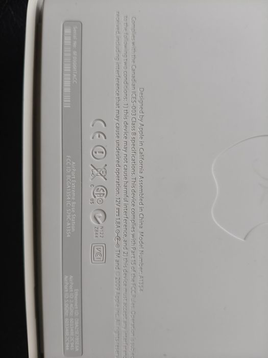 Роутер Apple  AirPort  Extreme A1354 3Gen
