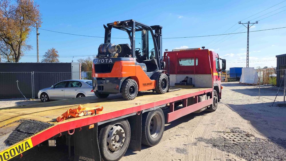 Wózek widłowy z operatorem / Usługa wózkiem widłowym wynajem Wrocław