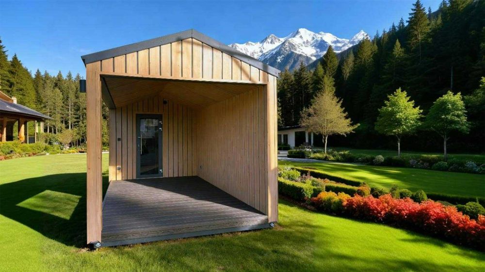 Ekskluzywna sauna fińska DUBAI III – idealna do ogrodu