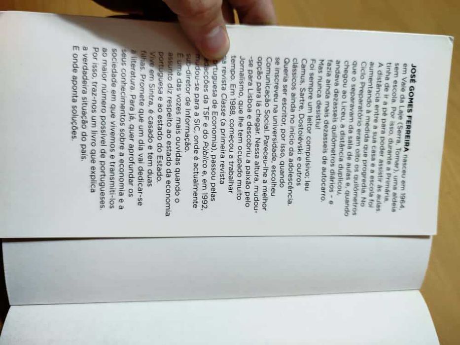 Livro O meu programa de governo, de José Gomes Ferreira