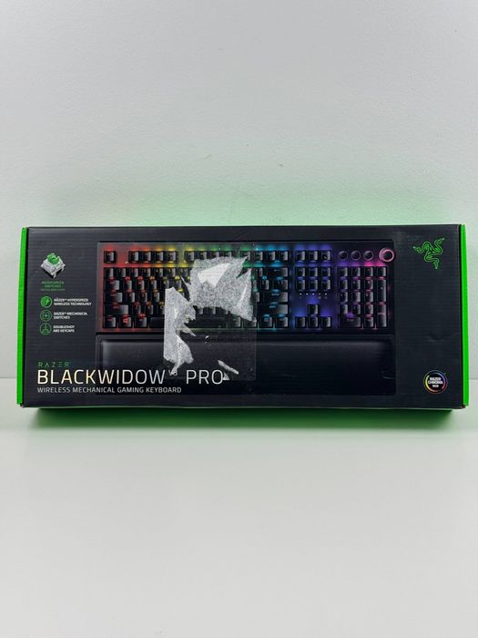 Bezprzewodowa klawiatura Razer BlackWidow V3 Pro Green Switch DE