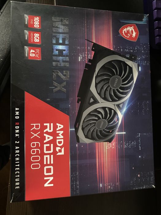 MSI Radeon RX 6600 MECH 2X 8GB: 7 500 грн. - Комплектуючі та запчастини ...