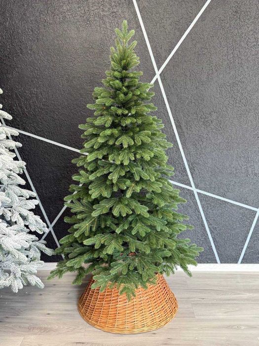 Ялинки штучні литі, блакитні/зелені, 3 види, висота від 1.5 м до 2.5 м