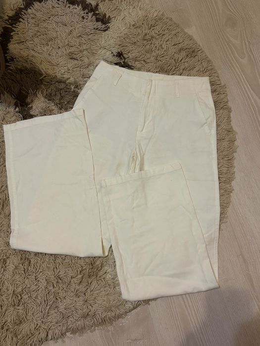 Лляні штани Stradivarius