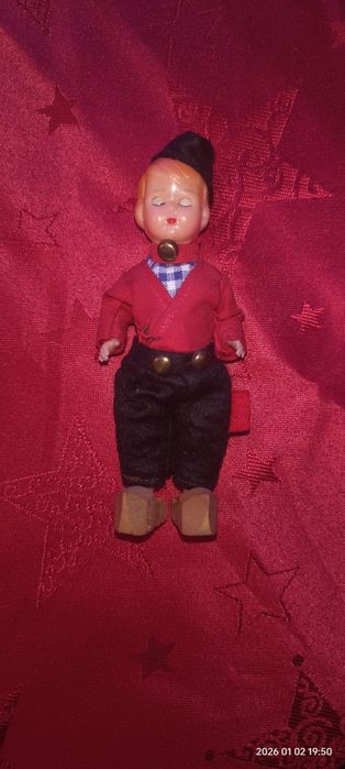 Lalka mrugająca oczami Dania/Holandia lata 50/60.