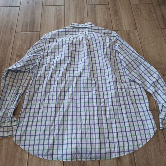 Tommy Hilfiger- męska koszula w kratkę-XXL