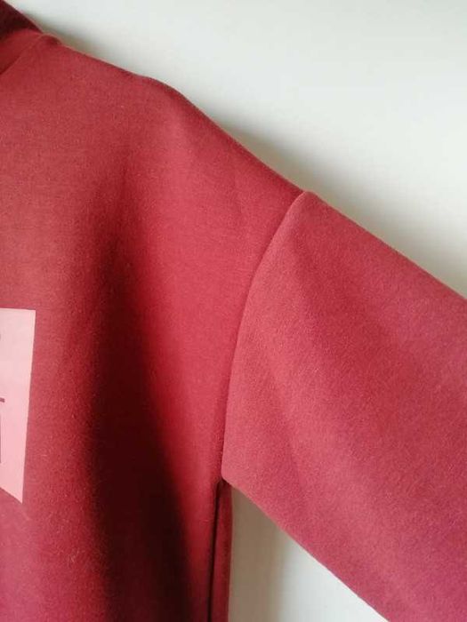 Sweatshirt com Texto Frontal