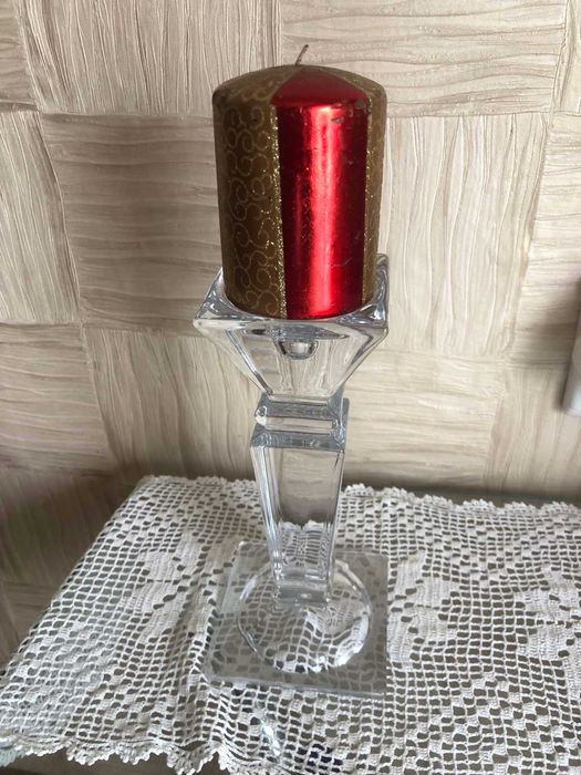 свічник кришталеве скло
