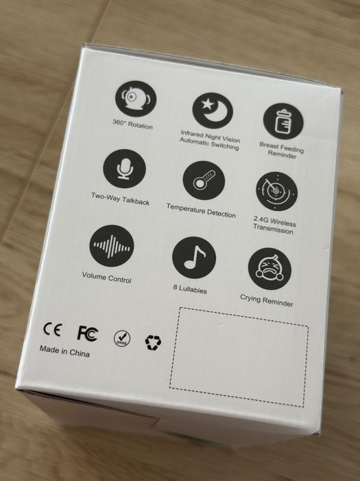 Elektroniczna niania z kamerką dla dziecka kamera monitor nowy