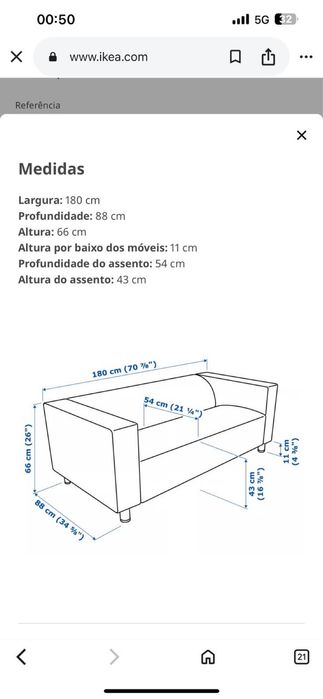 Sofa ikea klippan