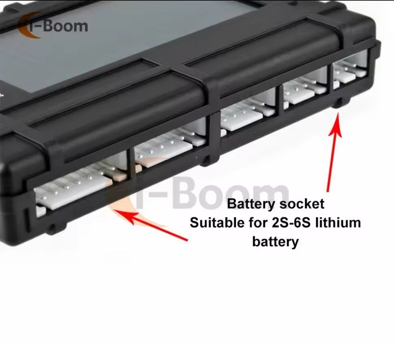 3-в-1 Балансир / Тестер / Розрядник Li-Po 2–6S, Вимірювання напруги,